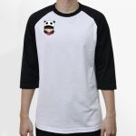 Raglan 3/4 Roundneck Shirt (White Body) Thumbnail