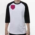 Raglan 3/4 Roundneck Shirt (White Body) Thumbnail