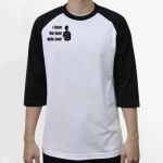Raglan 3/4 Roundneck Shirt (White Body) Thumbnail