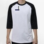 Raglan 3/4 Roundneck Shirt (White Body) Thumbnail