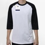 Raglan 3/4 Roundneck Shirt (White Body) Thumbnail