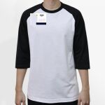 Raglan 3/4 Roundneck Shirt (White Body) Thumbnail
