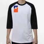 Raglan 3/4 Roundneck Shirt (White Body) Thumbnail