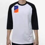 Raglan 3/4 Roundneck Shirt (White Body) Thumbnail