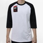 Raglan 3/4 Roundneck Shirt (White Body) Thumbnail