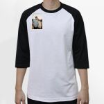 Raglan 3/4 Roundneck Shirt (White Body) Thumbnail