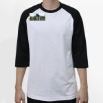 Raglan 3/4 Roundneck Shirt (White Body) Thumbnail