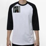 Raglan 3/4 Roundneck Shirt (White Body) Thumbnail