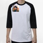 Raglan 3/4 Roundneck Shirt (White Body) Thumbnail