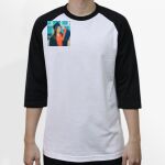 Raglan 3/4 Roundneck Shirt (White Body) Thumbnail