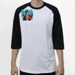 Raglan 3/4 Roundneck Shirt (White Body) Thumbnail