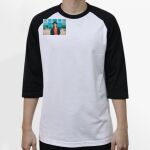 Raglan 3/4 Roundneck Shirt (White Body) Thumbnail