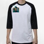 Raglan 3/4 Roundneck Shirt (White Body) Thumbnail