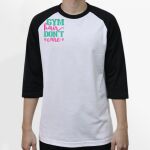 Raglan 3/4 Roundneck Shirt (White Body) Thumbnail