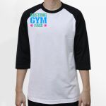 Raglan 3/4 Roundneck Shirt (White Body) Thumbnail