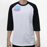 Raglan 3/4 Roundneck Shirt (White Body) Thumbnail