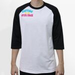 Raglan 3/4 Roundneck Shirt (White Body) Thumbnail