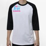 Raglan 3/4 Roundneck Shirt (White Body) Thumbnail