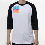 Raglan 3/4 Roundneck Shirt (White Body) Thumbnail