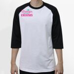 Raglan 3/4 Roundneck Shirt (White Body) Thumbnail