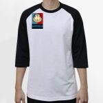 Raglan 3/4 Roundneck Shirt (White Body) Thumbnail