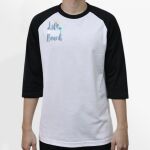 Raglan 3/4 Roundneck Shirt (White Body) Thumbnail
