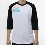 Raglan 3/4 Roundneck Shirt (White Body) Thumbnail