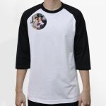 Raglan 3/4 Roundneck Shirt (White Body) Thumbnail