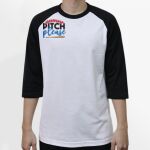 Raglan 3/4 Roundneck Shirt (White Body) Thumbnail