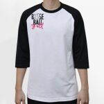 Raglan 3/4 Roundneck Shirt (White Body) Thumbnail
