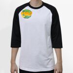 Raglan 3/4 Roundneck Shirt (White Body) Thumbnail