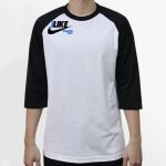Raglan 3/4 Roundneck Shirt (White Body) Thumbnail