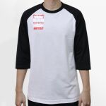 Raglan 3/4 Roundneck Shirt (White Body) Thumbnail