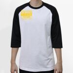 Raglan 3/4 Roundneck Shirt (White Body) Thumbnail