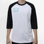 Raglan 3/4 Roundneck Shirt (White Body) Thumbnail