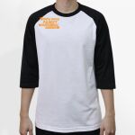 Raglan 3/4 Roundneck Shirt (White Body) Thumbnail