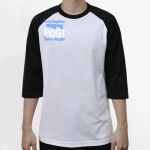 Raglan 3/4 Roundneck Shirt (White Body) Thumbnail