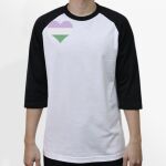 Raglan 3/4 Roundneck Shirt (White Body) Thumbnail