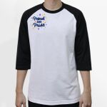 Raglan 3/4 Roundneck Shirt (White Body) Thumbnail