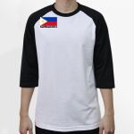 Raglan 3/4 Roundneck Shirt (White Body) Thumbnail