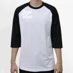 Raglan 3/4 Roundneck Shirt (White Body) Thumbnail