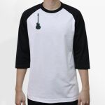 Raglan 3/4 Roundneck Shirt (White Body) Thumbnail
