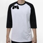 Raglan 3/4 Roundneck Shirt (White Body) Thumbnail