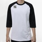 Raglan 3/4 Roundneck Shirt (White Body) Thumbnail