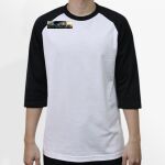 Raglan 3/4 Roundneck Shirt (White Body) Thumbnail