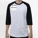 Raglan 3/4 Roundneck Shirt (White Body) Thumbnail