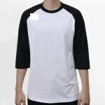 Raglan 3/4 Roundneck Shirt (White Body) Thumbnail
