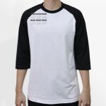 Raglan 3/4 Roundneck Shirt (White Body) Thumbnail