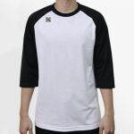 Raglan 3/4 Roundneck Shirt (White Body) Thumbnail