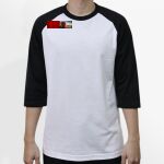 Raglan 3/4 Roundneck Shirt (White Body) Thumbnail